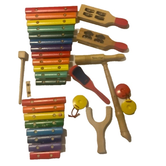 Melissa & Doug 13 Piece Musical Instrument Set wooden instruments - Picture 4 of 4